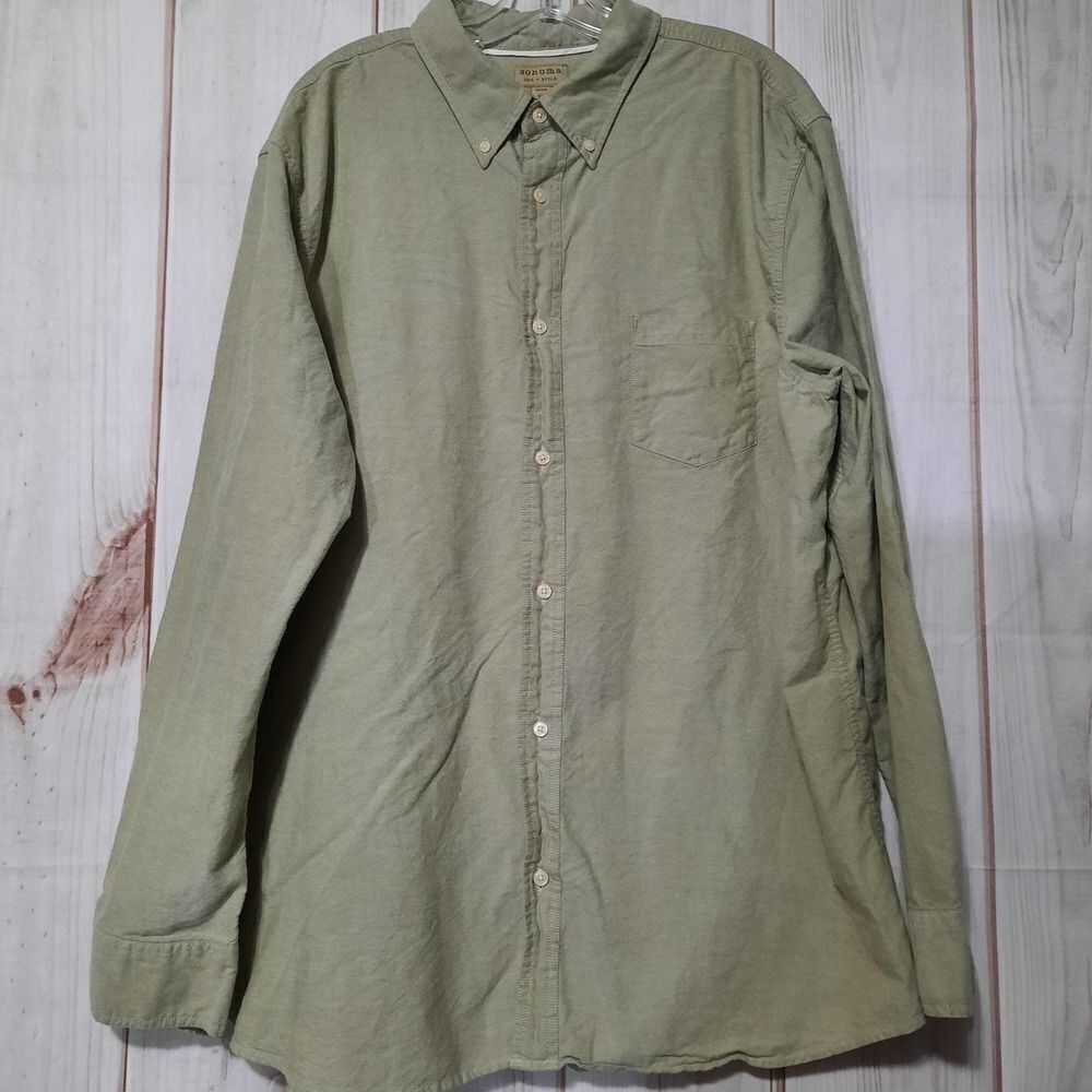 Sonoma shirt Men's XXL green light weight